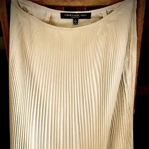 NWOT Carmen Marc Valvo never worn shimmery skirt